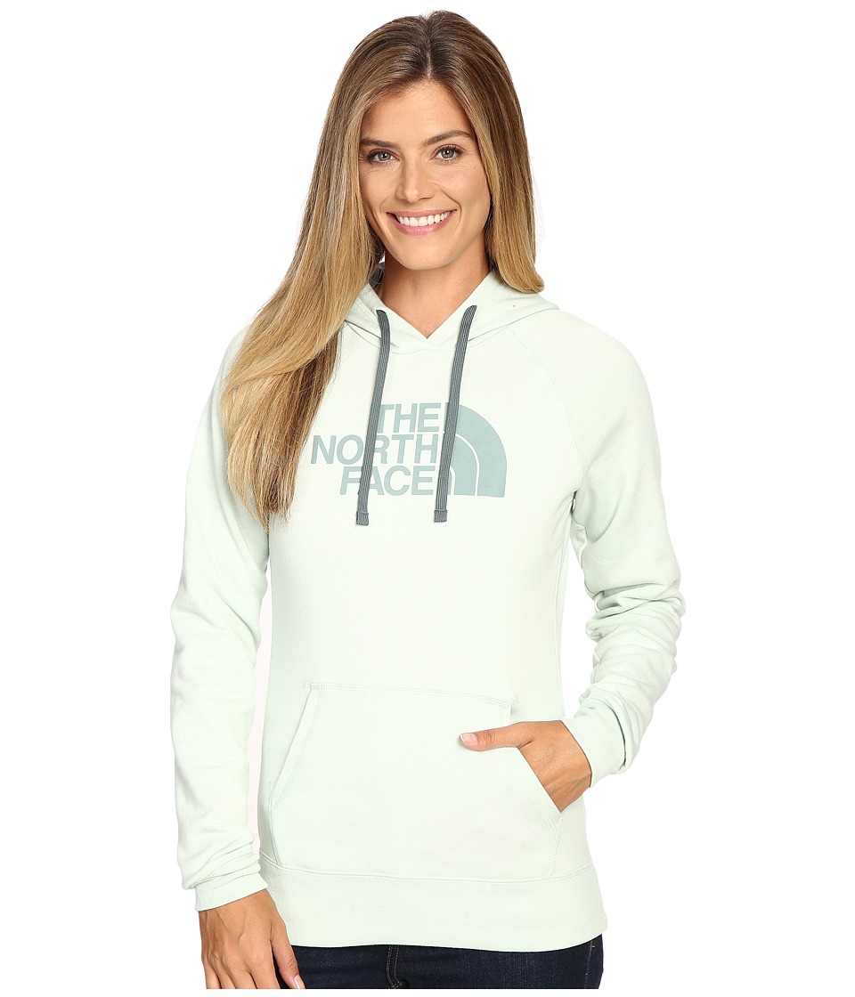 The North Face Half Dome Hoodie (Subtle Green Light Heather/Balsam Green) Women