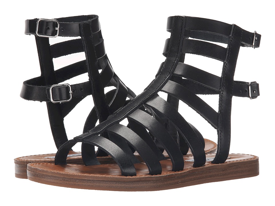 Steve Madden Beeast (Black Leather) Women