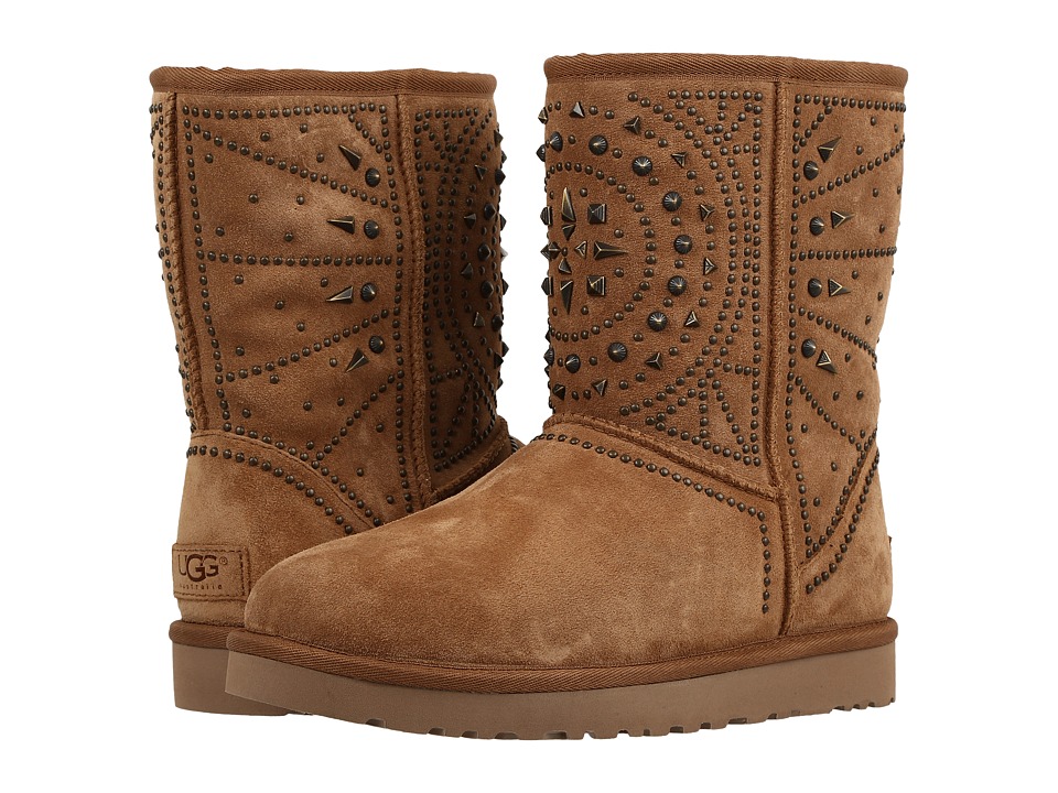 UGG Fiore Deco Studs (Chestnut) Women