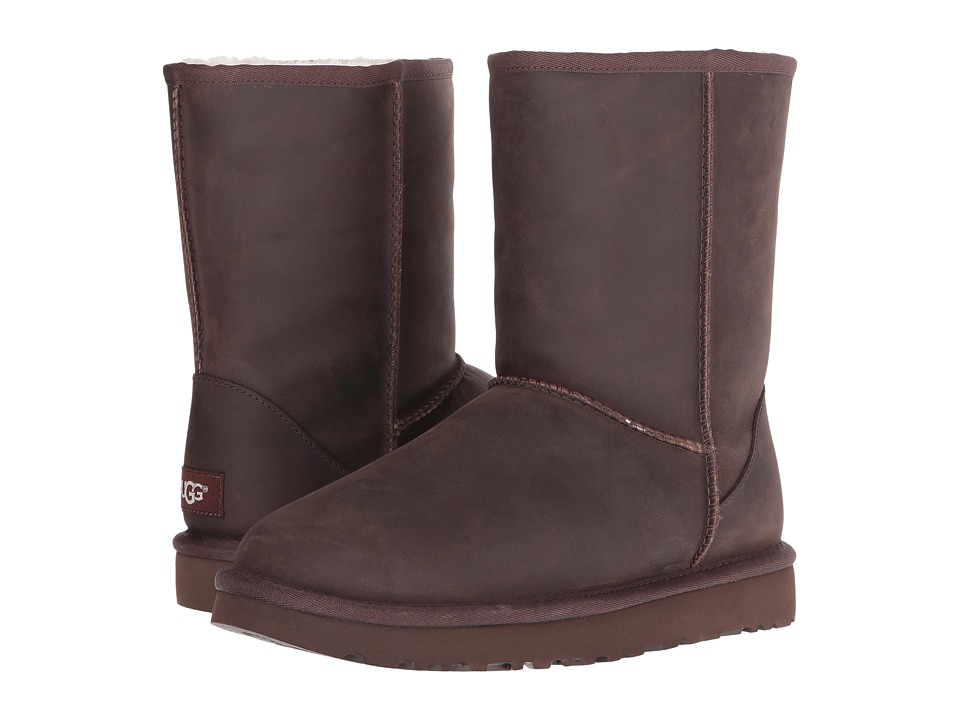UGG Classic Short Leather (Brownstone 2) Women