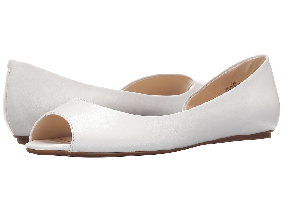 Nine West Bachloret (White Leather) Women