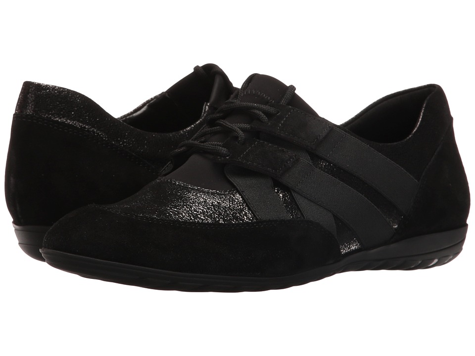 Sesto Meucci Berkly (Black Grana/Black Calf Suede/Black Nicole Stretch) Women