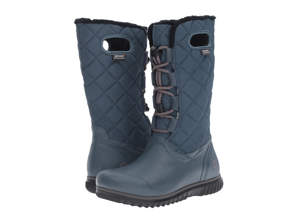 Bogs Juno Lace Tall (Midnight Navy) Women