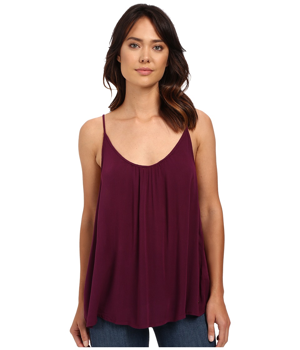 Roxy - Sea to Sea Woven Top (Italian Plum) Women