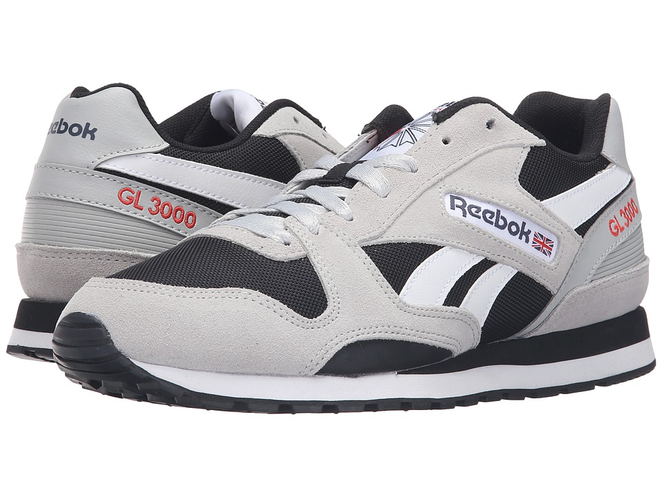 Reebok - GL 3000 (Skull Grey/Black/Blue Ink/Riot Red/White) Men