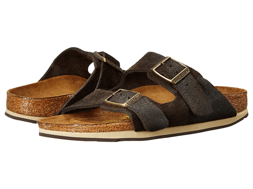 Birkenstock Arizona Sport (Brown Waxed Suede) Sandals