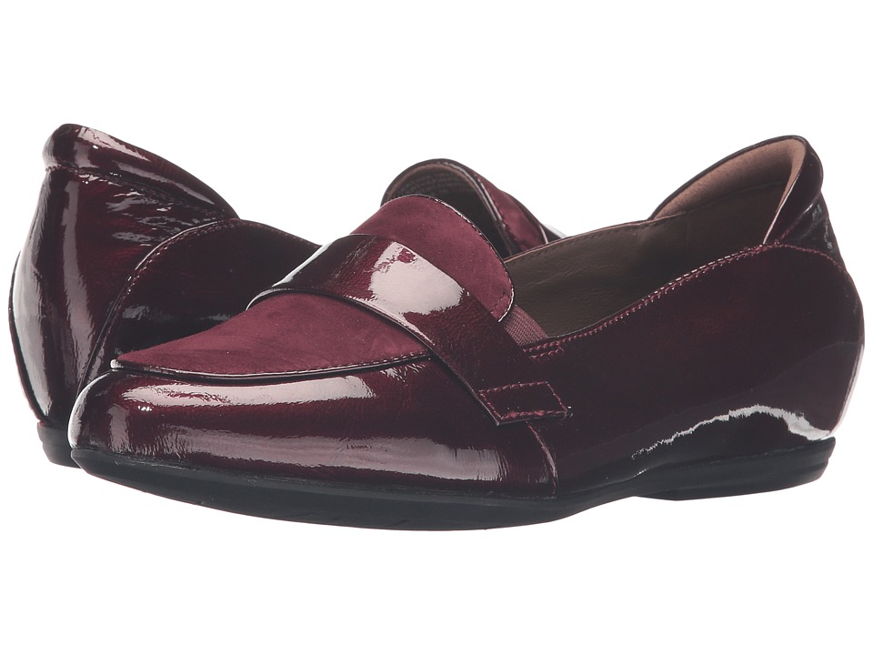 Earth Bremen Earthies (Burgundy Crinkled Patent) Women