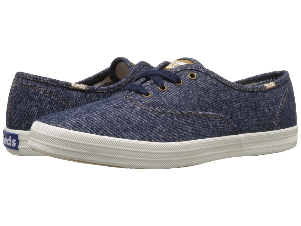 Keds Champion Brushed Denim (Indigo) Women