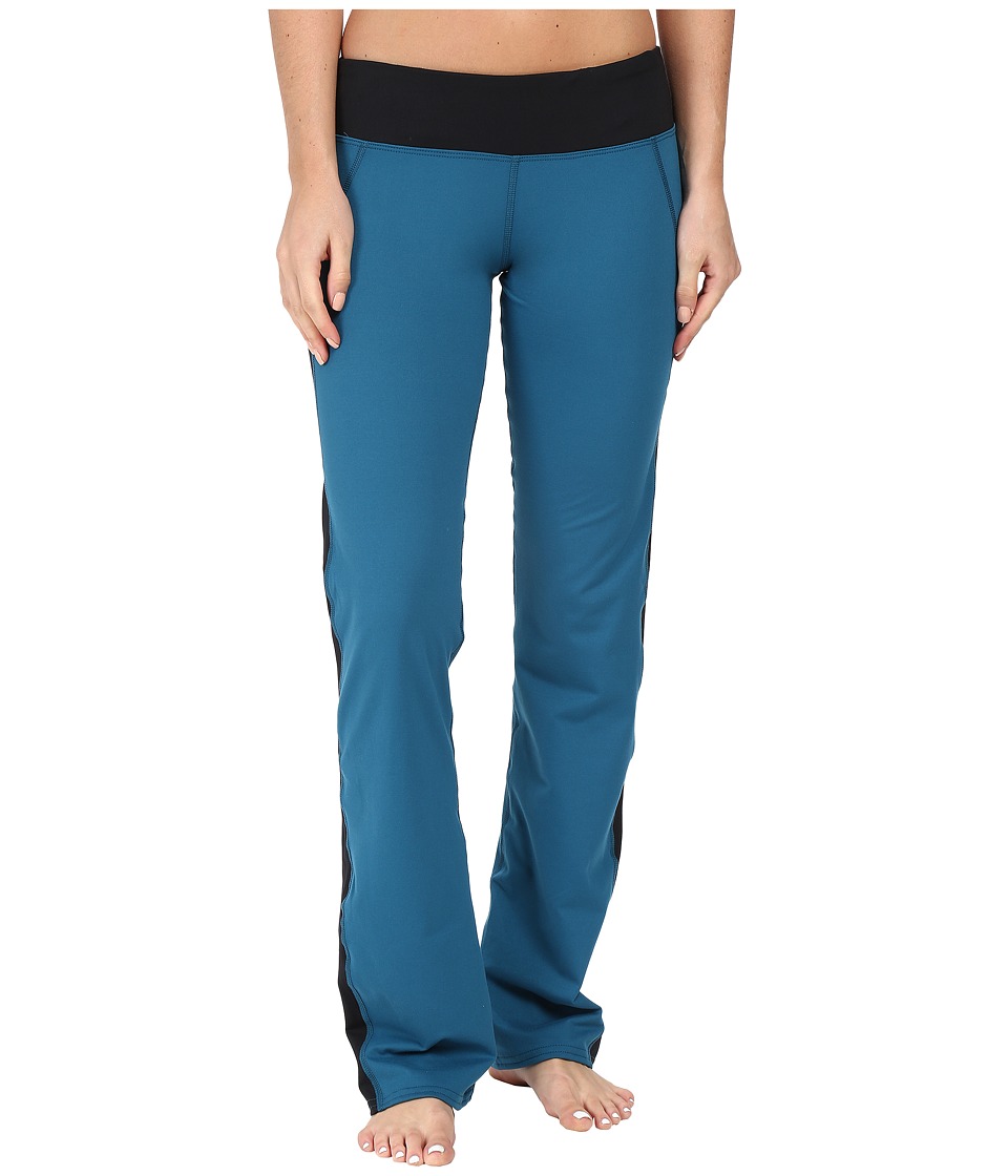 Hot Chillys MTF Flex Flare Pants (Lagoon/Black) Women