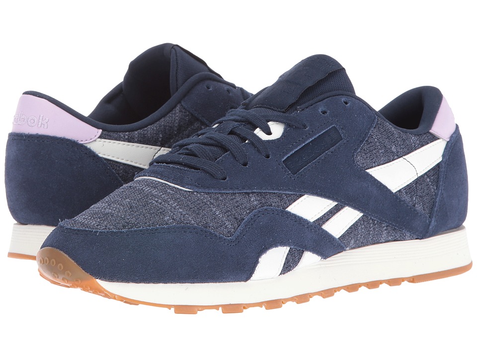 reebok classic nylon silver