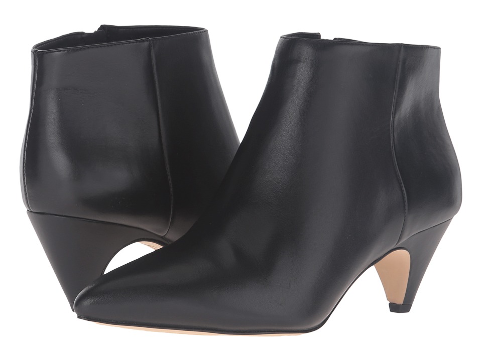Sam Edelman Lucy Ankle Boot (Black Modena Calf Leather) Women