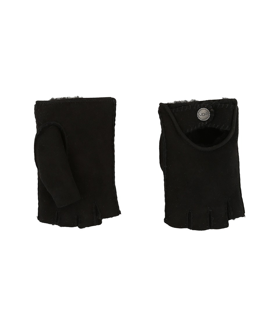 UGG - McKay Fingerless Driver Gloves (Black) Extreme Cold Weather Gloves