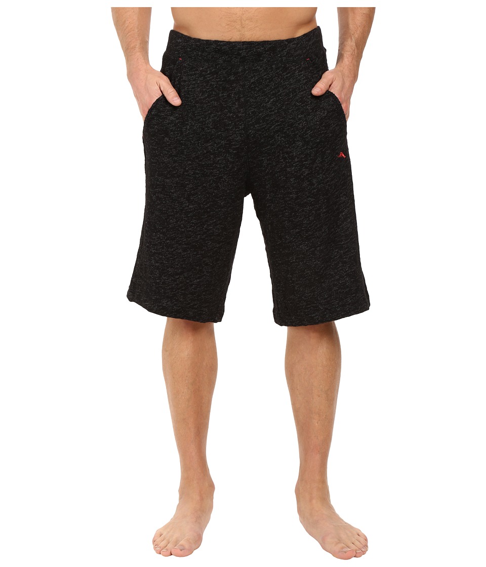 Tommy Bahama Slub Knit Jam Shorts (Black/Coal) Men