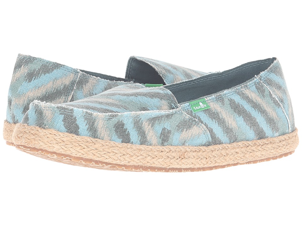 Sanuk Funky Fiona (Dusty Teal Zigzag) Women