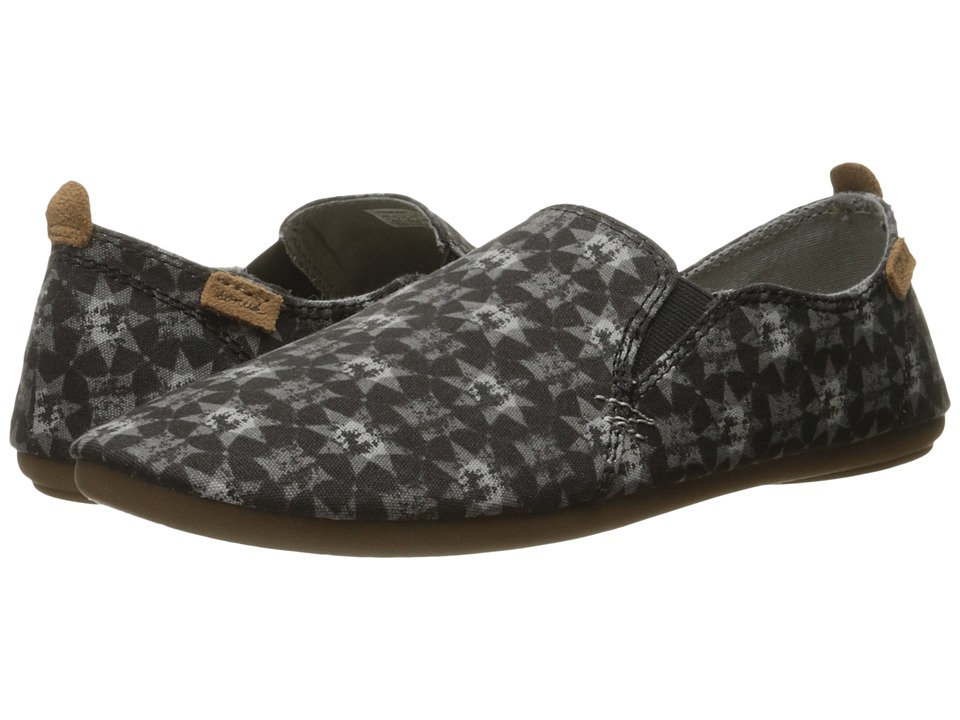 Sanuk Isabel Prints (Washed Black Brooklyn Tile) Women
