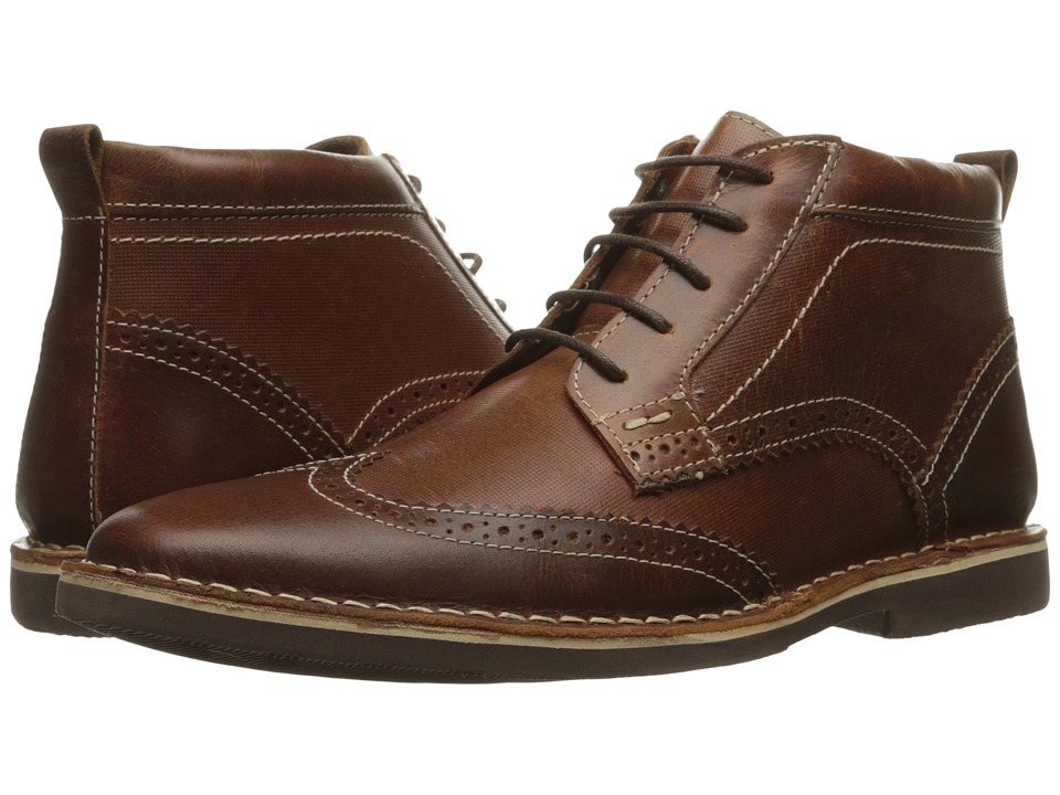 Steve Madden Lawrense (Cognac Leather) Men