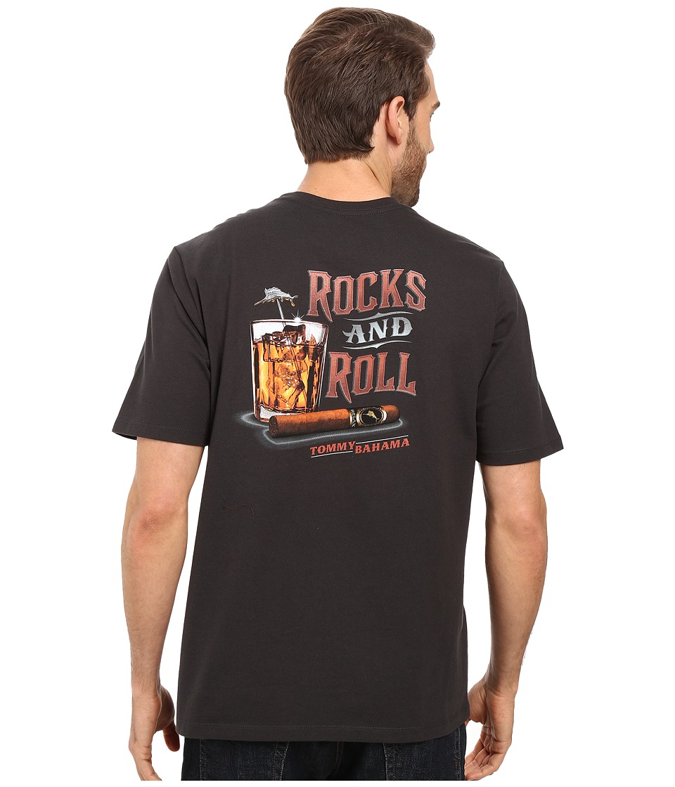 Tommy Bahama Smokin Rocks Tee (Coal) Men