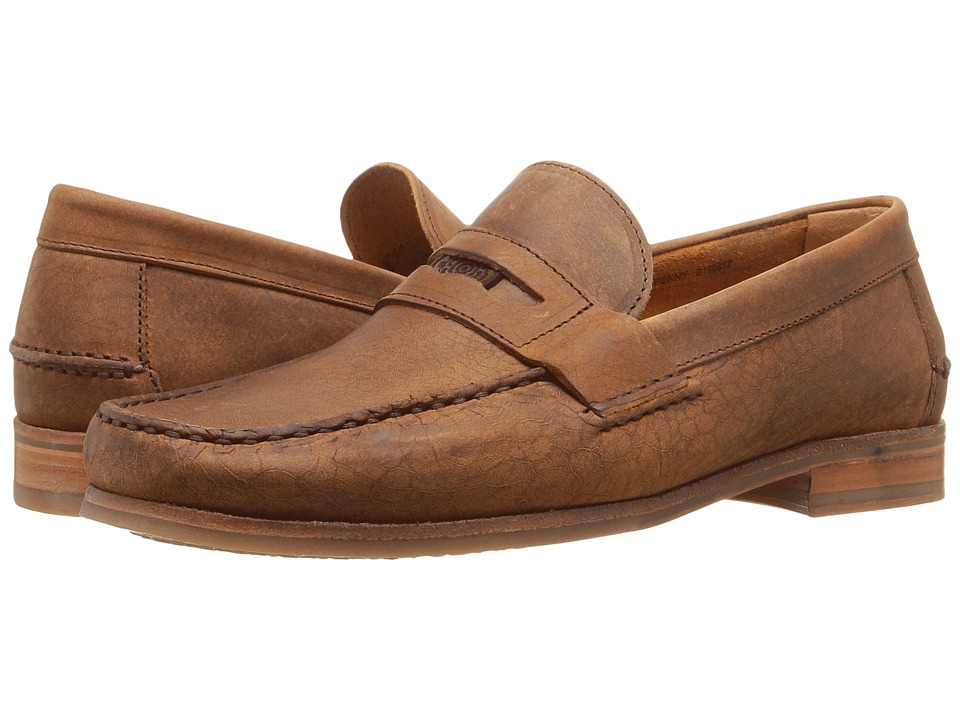 Sebago Conrad Penny (Tan Crackled Leather) Men