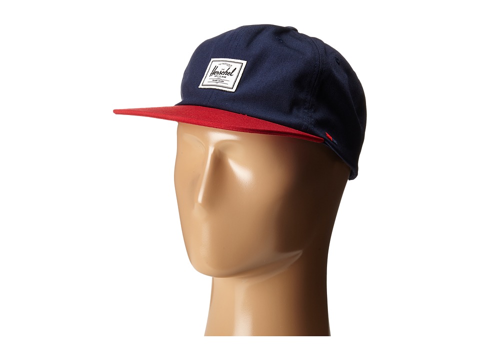 Herschel Supply Co. - Albert (Navy/Red) Caps
