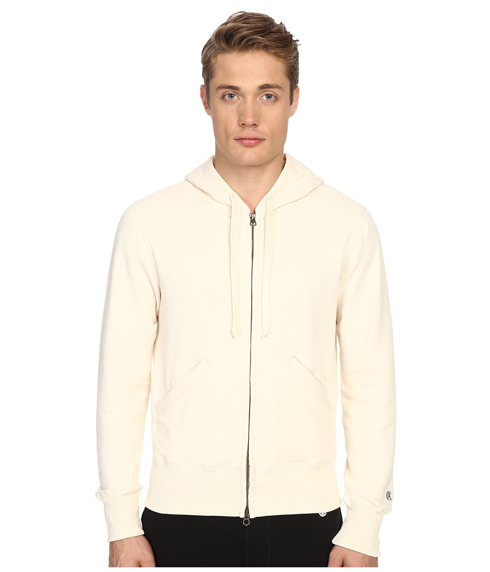 Todd Snyder + Champion - Full Zip Hoodie (Vintage White) Men