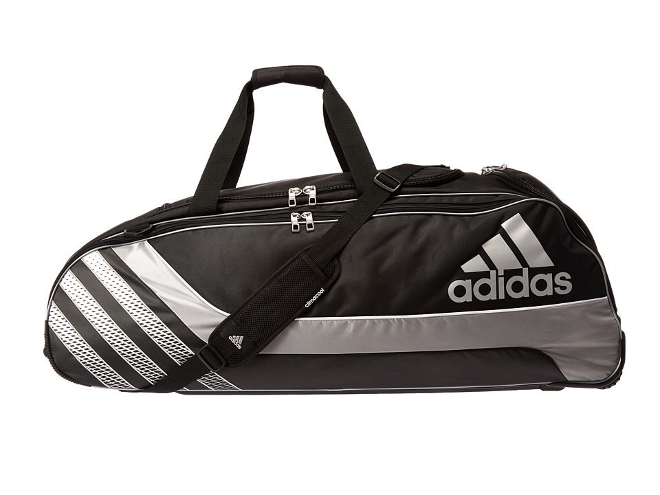 adidas - LoadFlex Wheeled Player Bag (Black) Bags