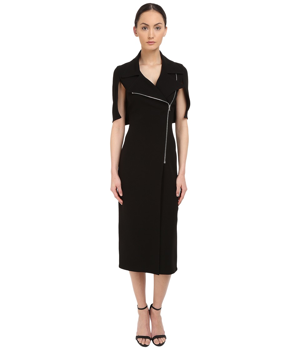 YIGAL AZROUEL Moto Zip Dress (Black) Women