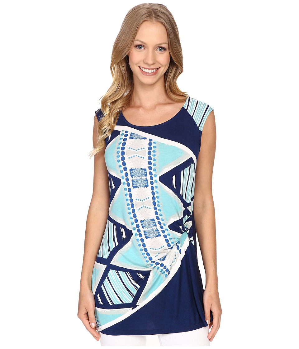 NIC+ZOE Provence Handpainted Tee (Multi) Women