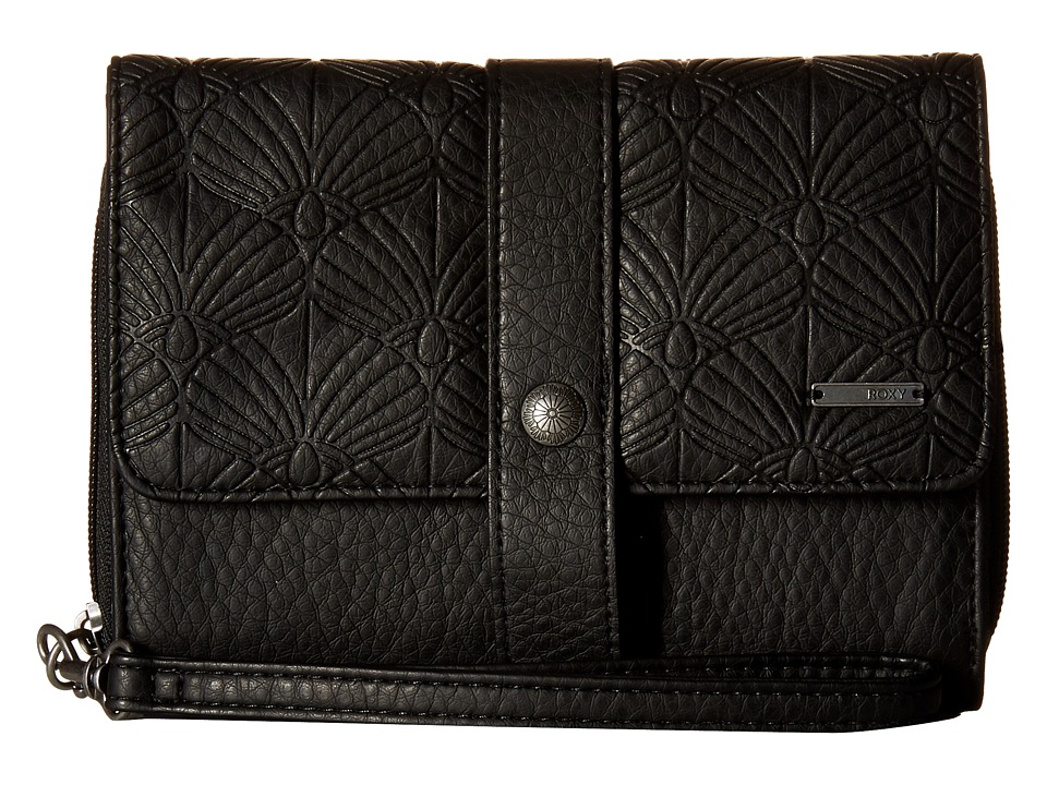 Roxy - Call Me Back Wallet (True Black) Wallet Handbags