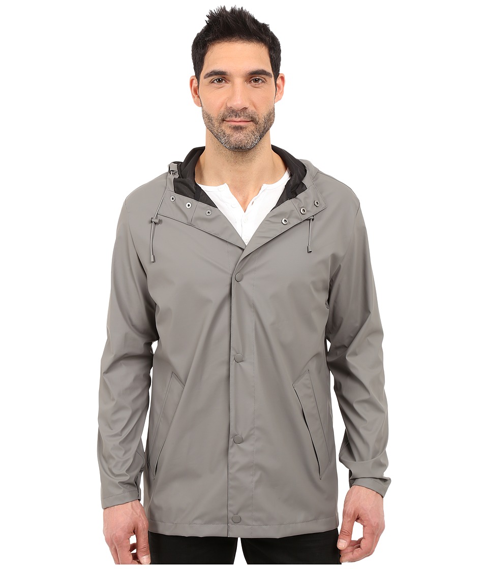 Cole Haan 32 Rubberized Rain Jacket (Ironstone) Men