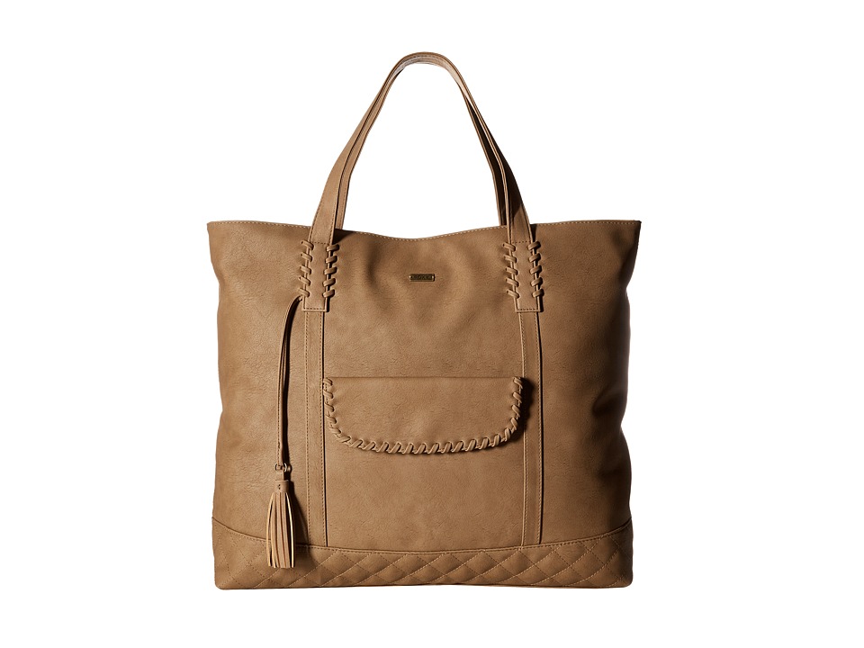 Roxy - Hey Moon Shoulder Handbag (Bone Brown) Shoulder Handbags