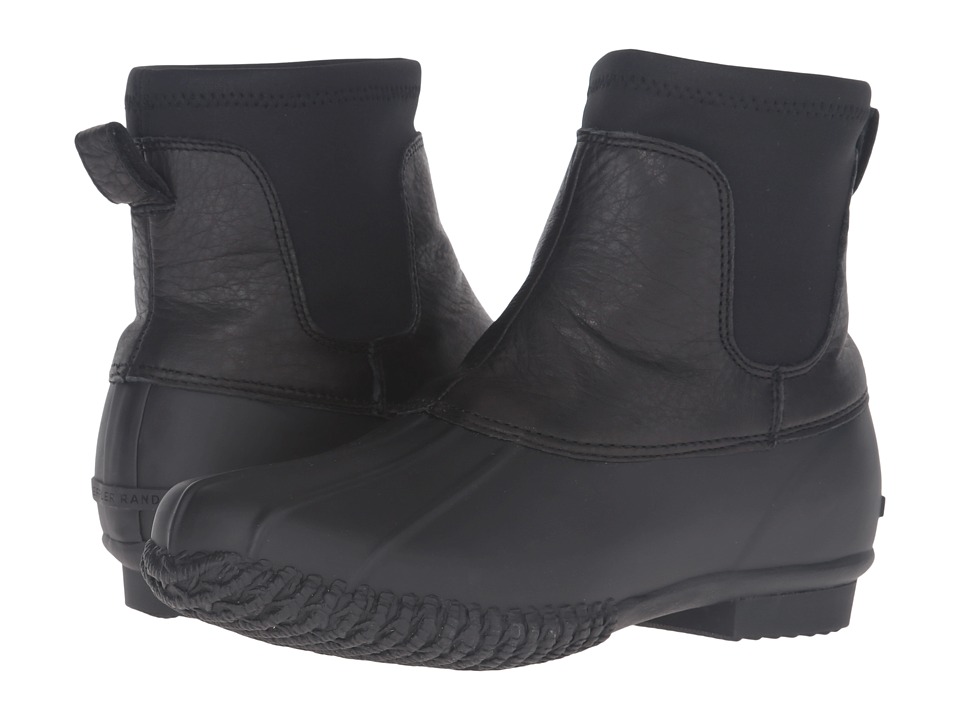 Loeffler Randall Hartley (Black Leather/Neoprene/Shearling) Women