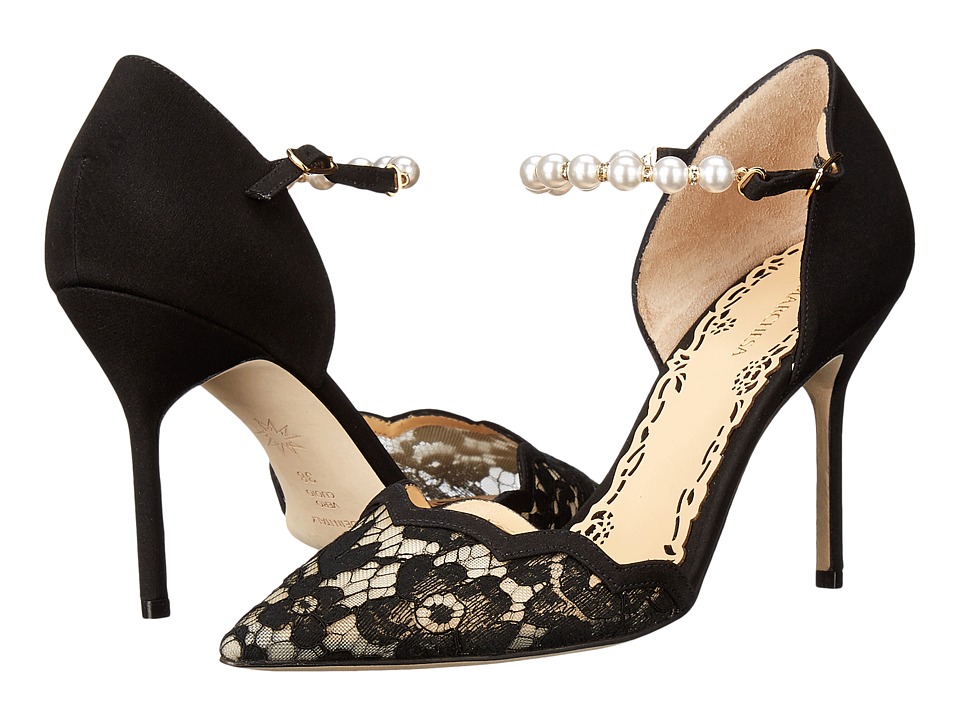 Marchesa Emma (Black Lace) High Heels