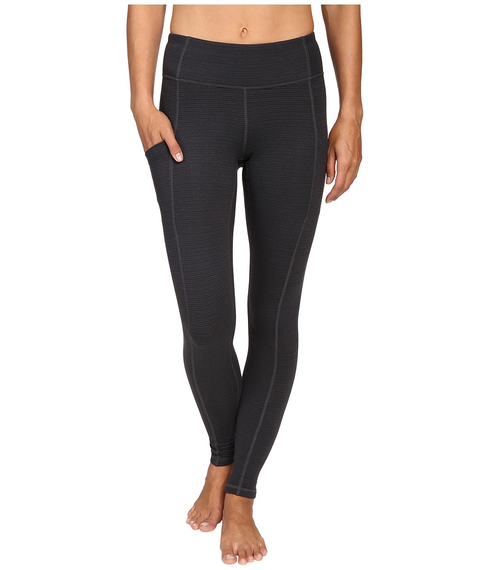 Lucy Power Train Pocket Leggings (Lucy Black Tonal Stripe) Women