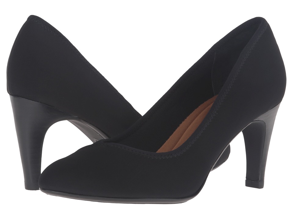 Sofft Presley (Black Lycra) High Heels