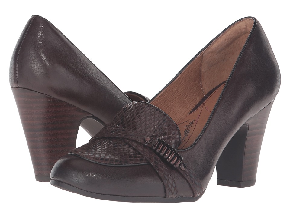 Sofft Montara (Coffee Gartes/Snake Print Plug) High Heels
