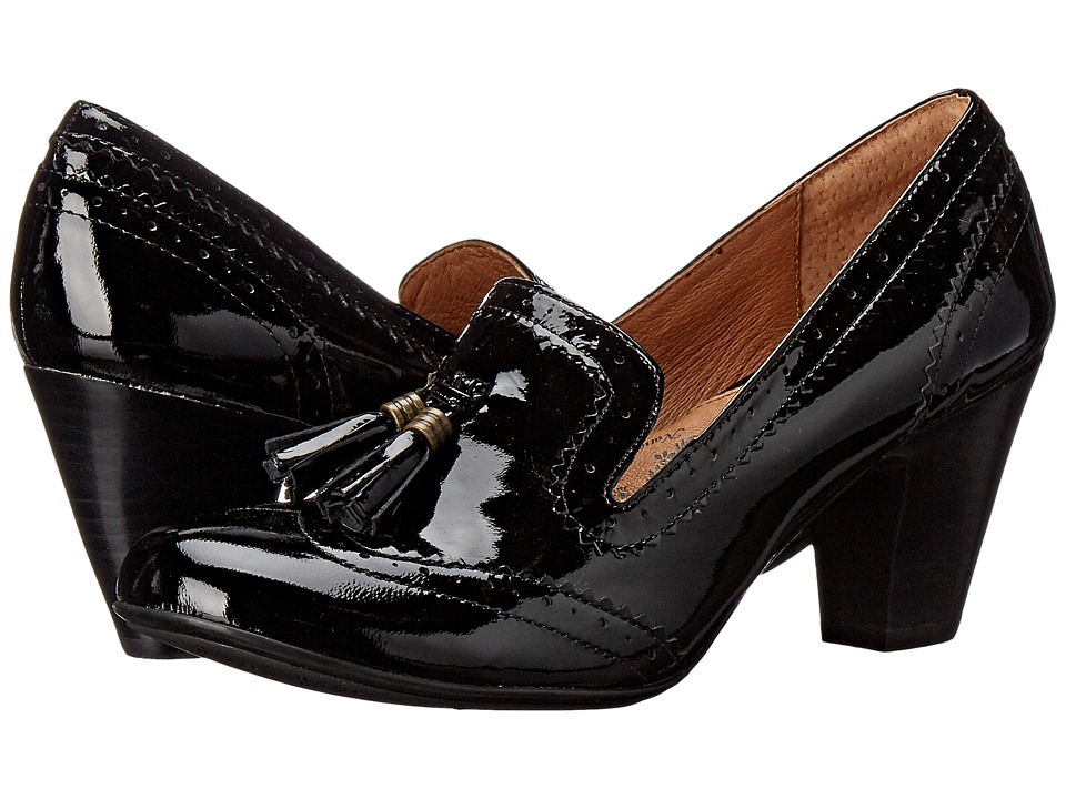 Sofft Opal (Black Goat Patent) High Heels