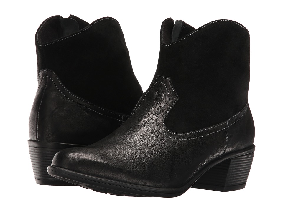 Munro Laramie (Black Leather/Suede) Cowboy Boots