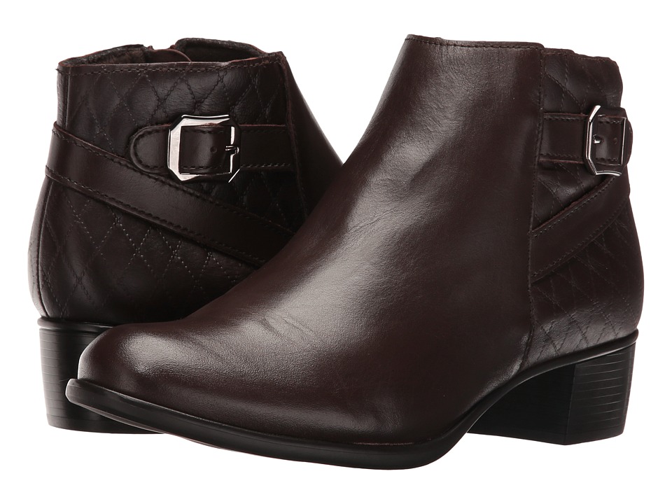 Munro Jolynn (Brown Leather/Quilted Detail) Women