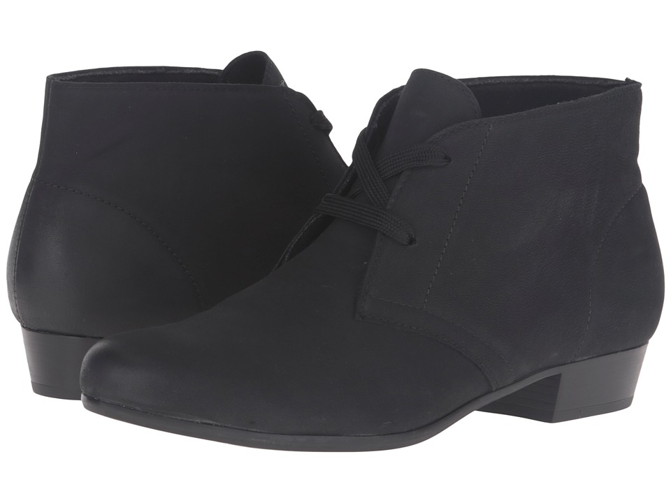 Munro Sloane (Black Distressed Leather) Women