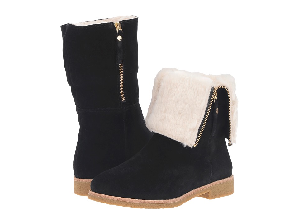 Kate Spade New York Baja (Black Sport Suede) Women