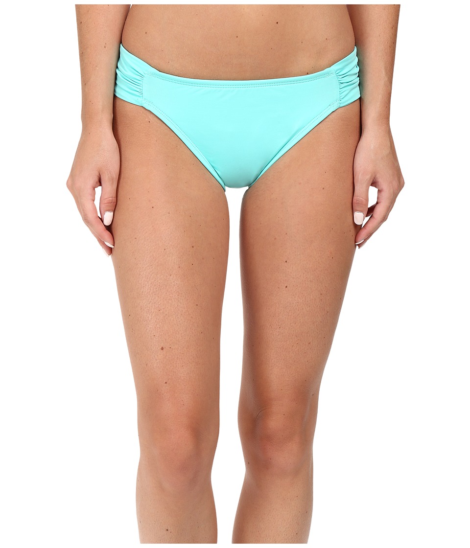 La Blanca Island Goddess Side Shirred Hipster Bottom (Seafoam) Women