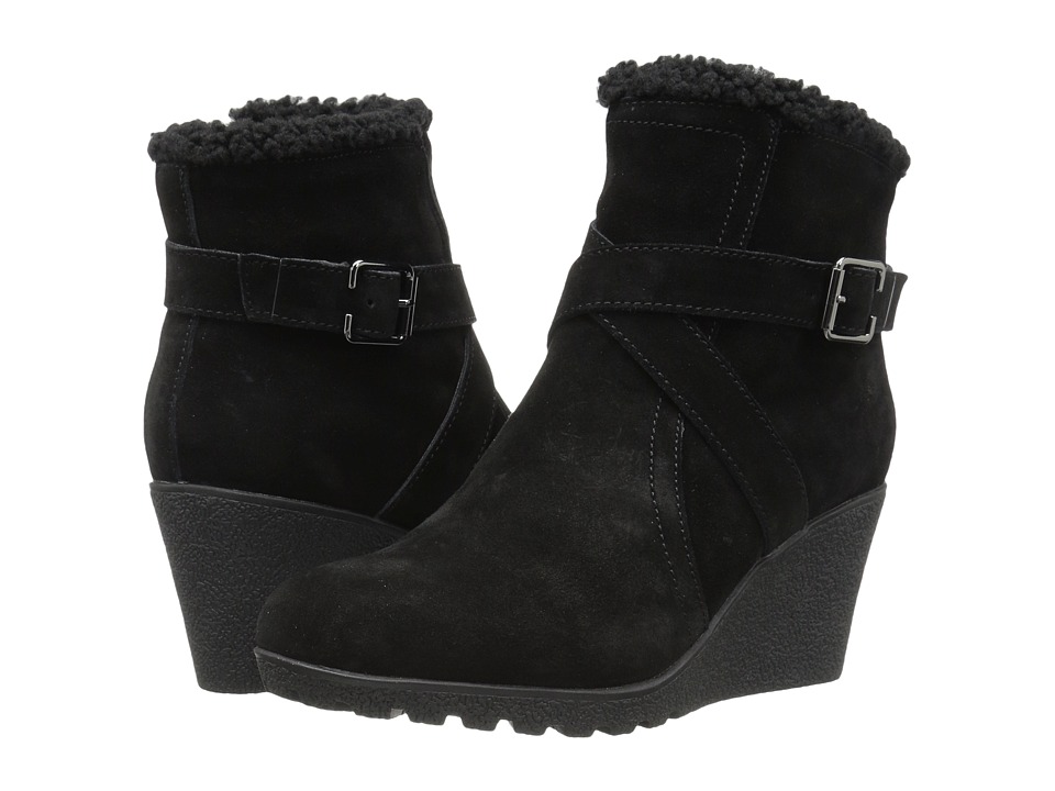 Hush Puppies Amber Miles IIV (Black Waterproof Suede) Women