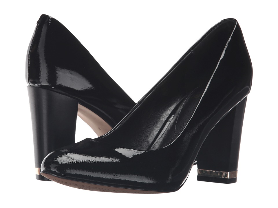 Isola Eleni III (Black Goat Patent) High Heels