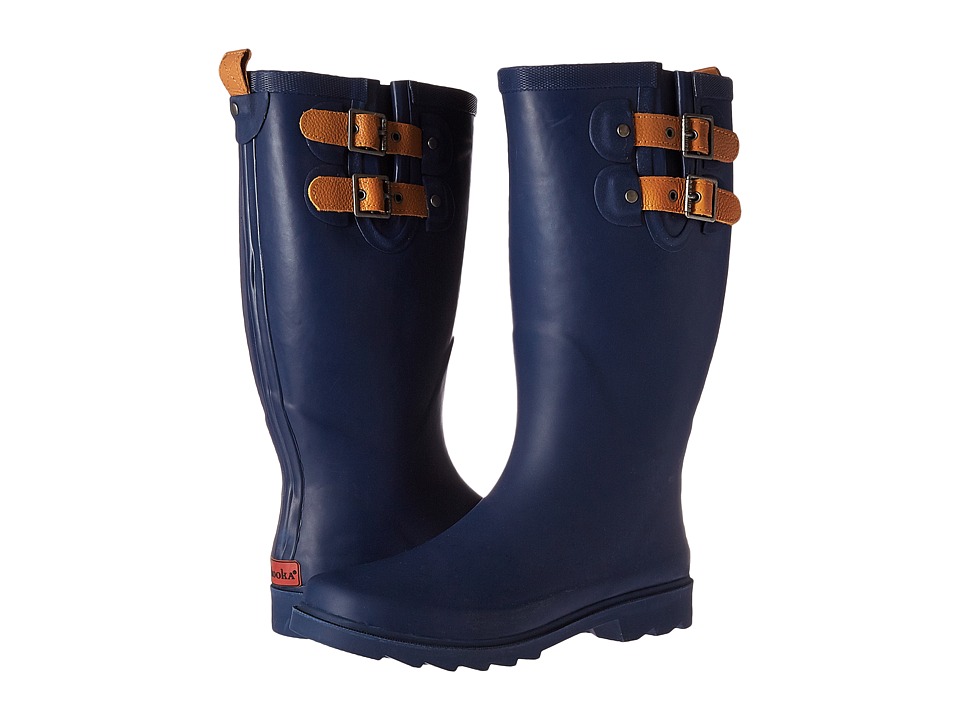 Chooka Top Solid Rain Boot (Deep Navy) Women
