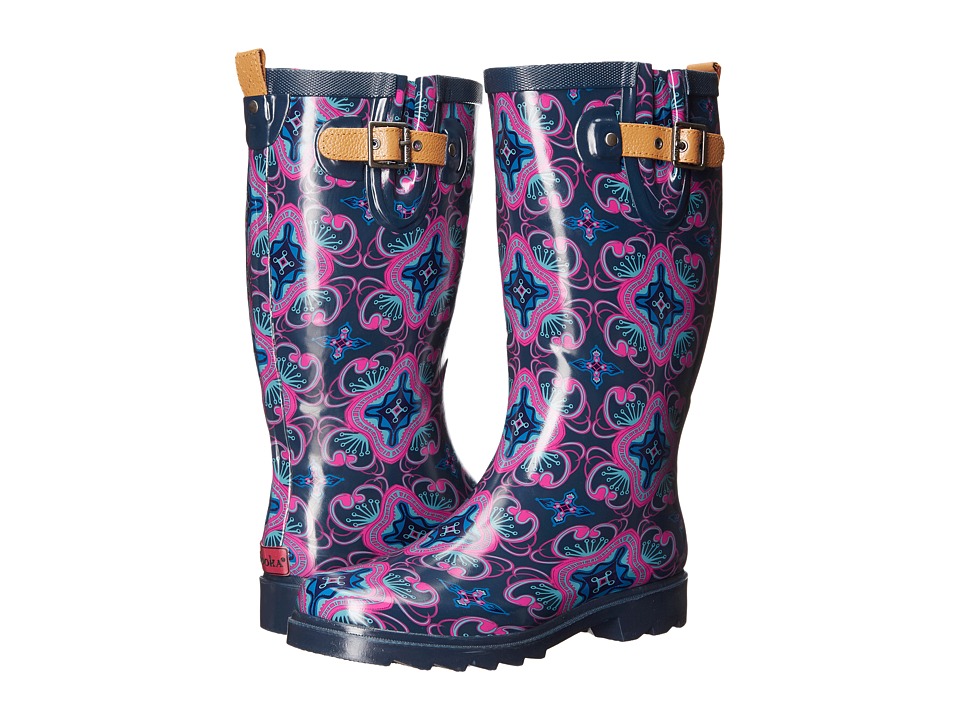 Chooka Magic Carpet Rain Boot (Navy) Women