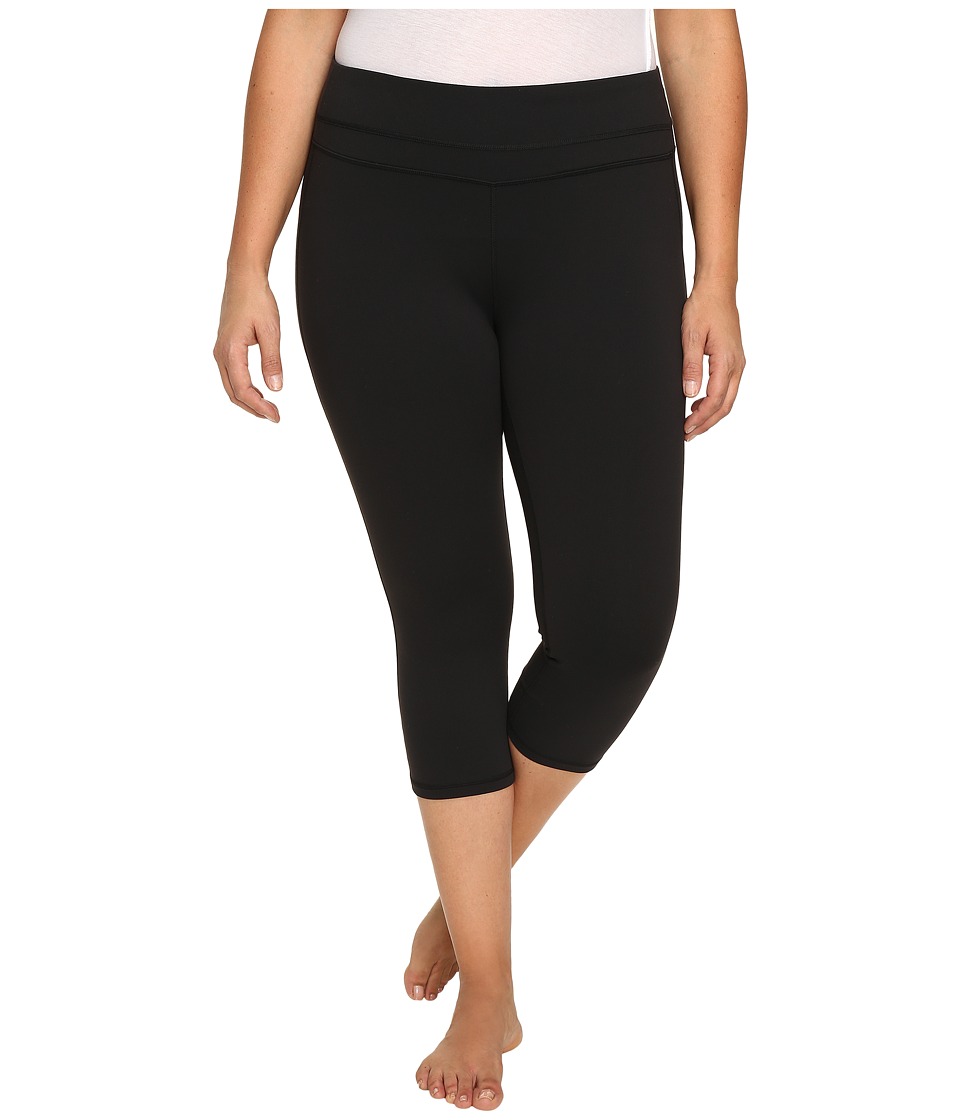 Lucy Extended Studio Hatha Capri Leggings (Lucy Black) Women