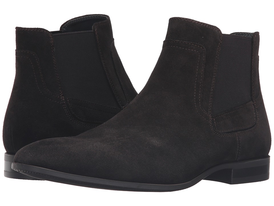 Calvin Klein Clarke (Dark Brown Oily Suede/Gore) Men