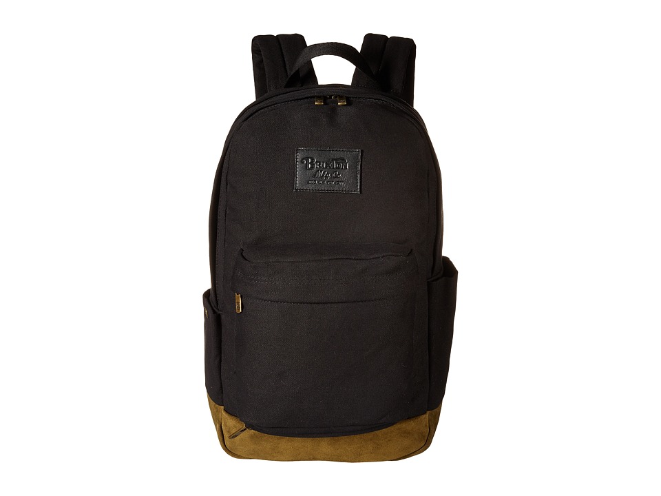 Brixton - Basin Backpack (Black/Olive) Backpack Bags
