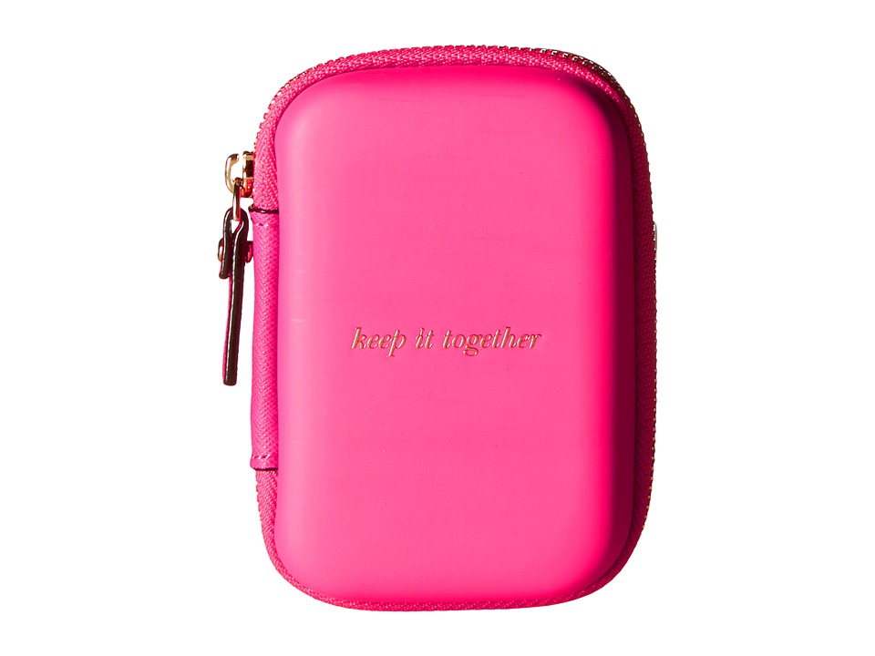 Kate Spade New York - Glitter Ear Buds and Portable Charger Gift Set (Pink) Wallet