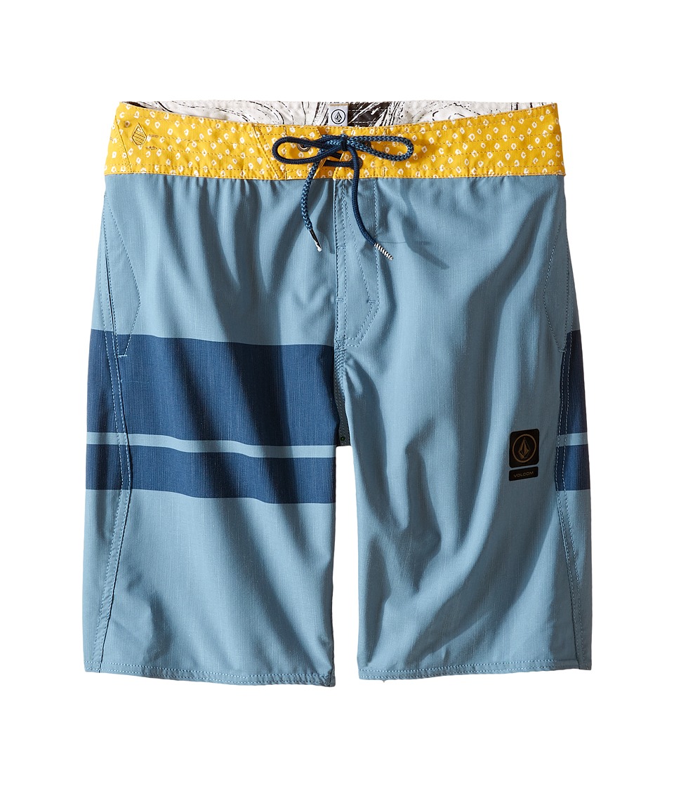 Volcom Kids 3 Quarta Slinger Boardshorts (Big Kids) (Blue Fog) Boy